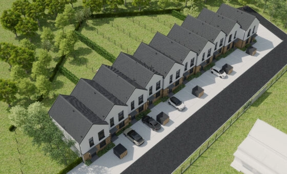 Szeregowiec z ogródkiem/ dla rodziny