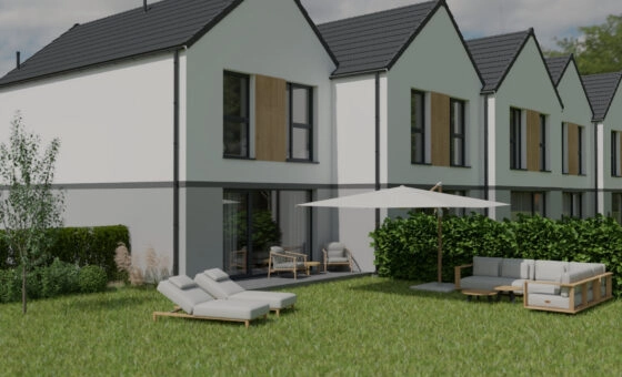 Szeregowiec z ogródkiem/ dla rodziny