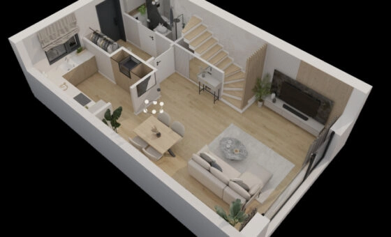 Szeregowiec z ogródkiem/ dla rodziny