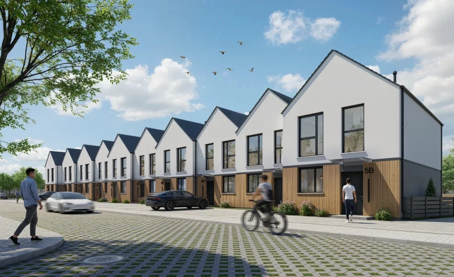 Szeregowiec z ogródkiem/ dla rodziny