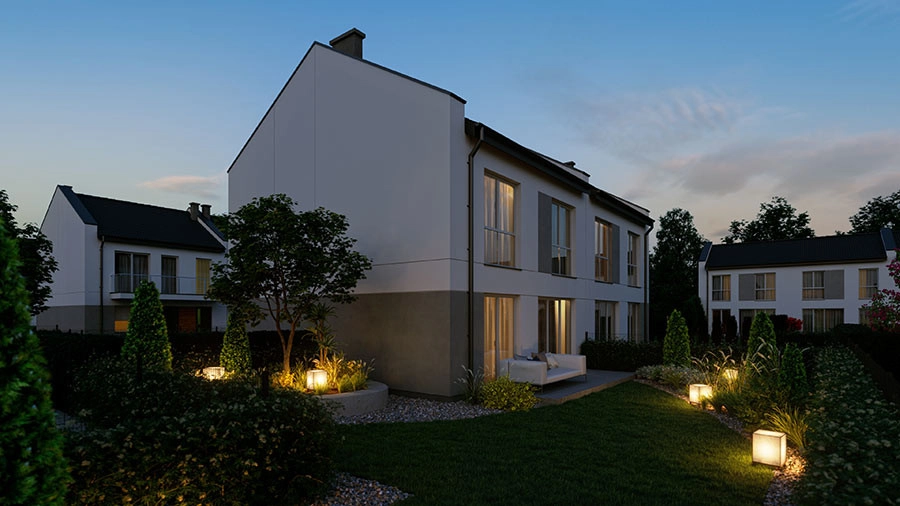 Nowoczesny dom 69,44m2 z ogródkiem i poddaszem!