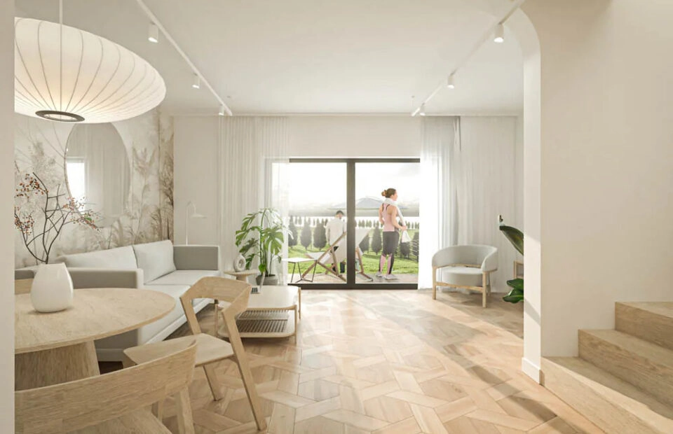 bliźniak 79m² zamiast mieszkania 2 parkingi ogród