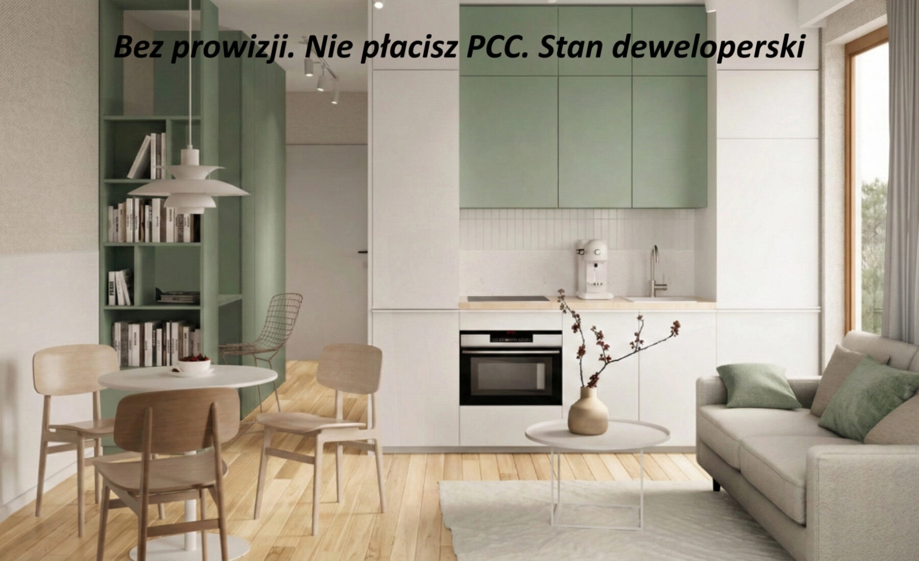 Kawalerka inwestycyjna bezobsługowa Oliwa loggia