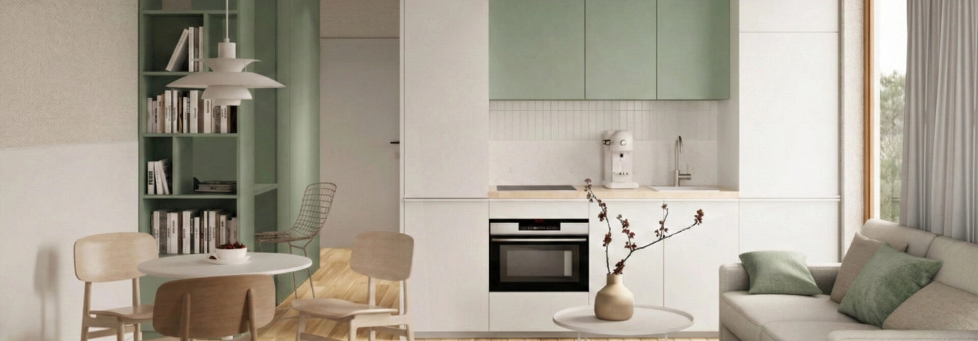 Kawalerka inwestycyjna bezobsługowa Oliwa loggia