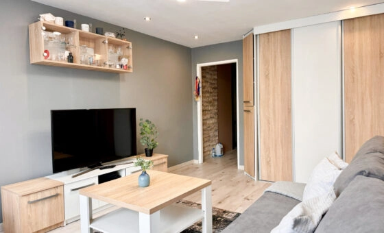 Dwupokojowe mieszkanie w Krośnie, 46,5 m2.