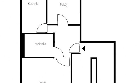 Jasne 2 pokojowe. Oddzielna kuchnia. Prądnik Biały