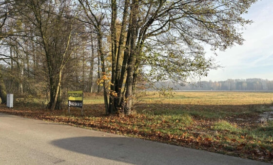 Działka budowlana- uzbrojona – 1296 m² – MPZP