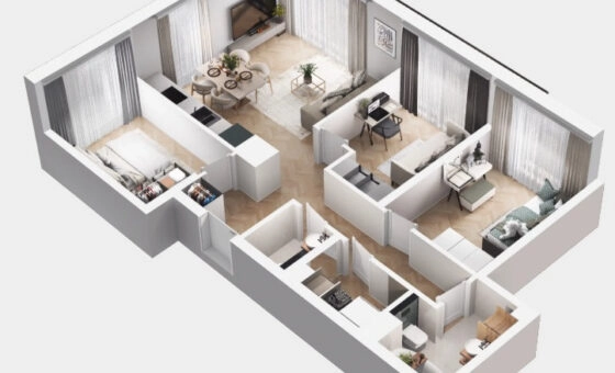 Ponadprzeciętne mieszkanie w nowoczesnym osiedlu