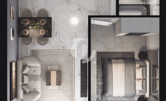 Mieszkanie 2-pokojowe 42,65m2 z balkonem