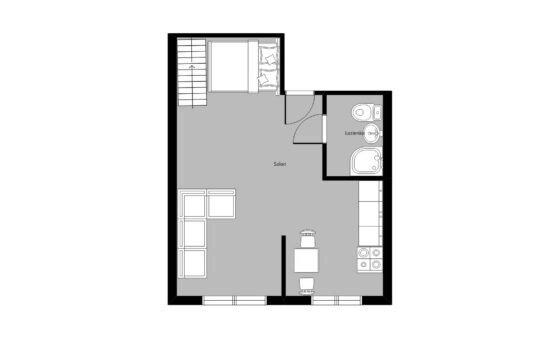 32 m2 ok/ ul. Starowiślnej/ Bez prowizji