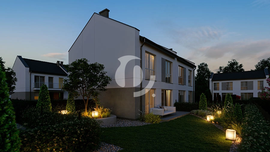 Nowoczesny dom 69,44m2 z ogródkiem i poddaszem!