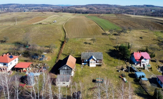 Klimatyczny dom z bali w Gliniku Polskim.