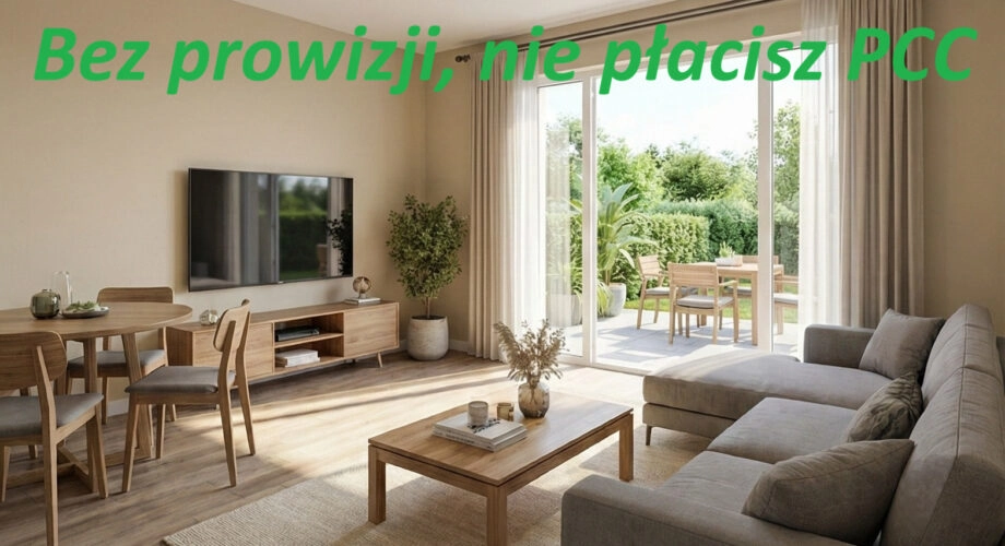 Gotowe PKM ogródek zachód 39m2 balkon i taras