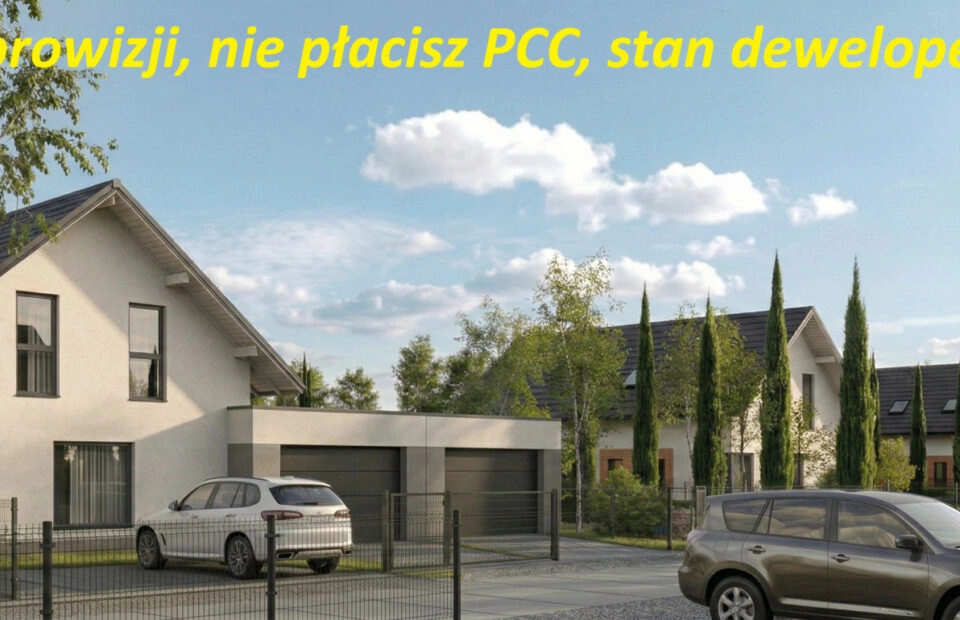 Ekskluzywny bliźniak k Trójmiasta 2 parkingi ogród