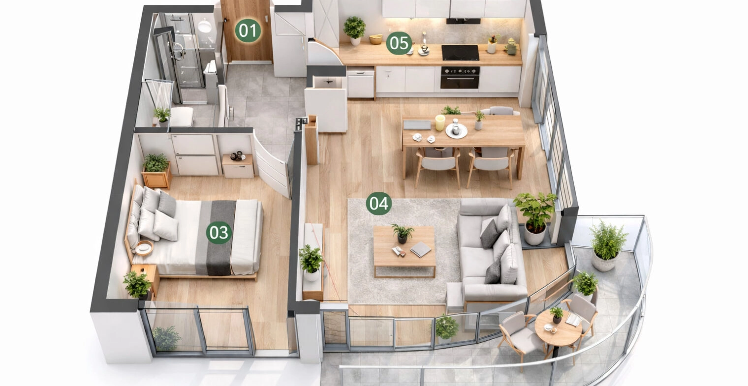 Mieszkanie 3-pokojowe Kraków Płaszów