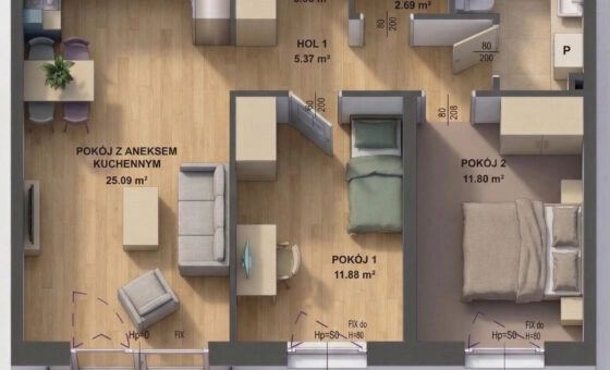 gotowe 3 pokoje nowoczesne osiedle Gdynia