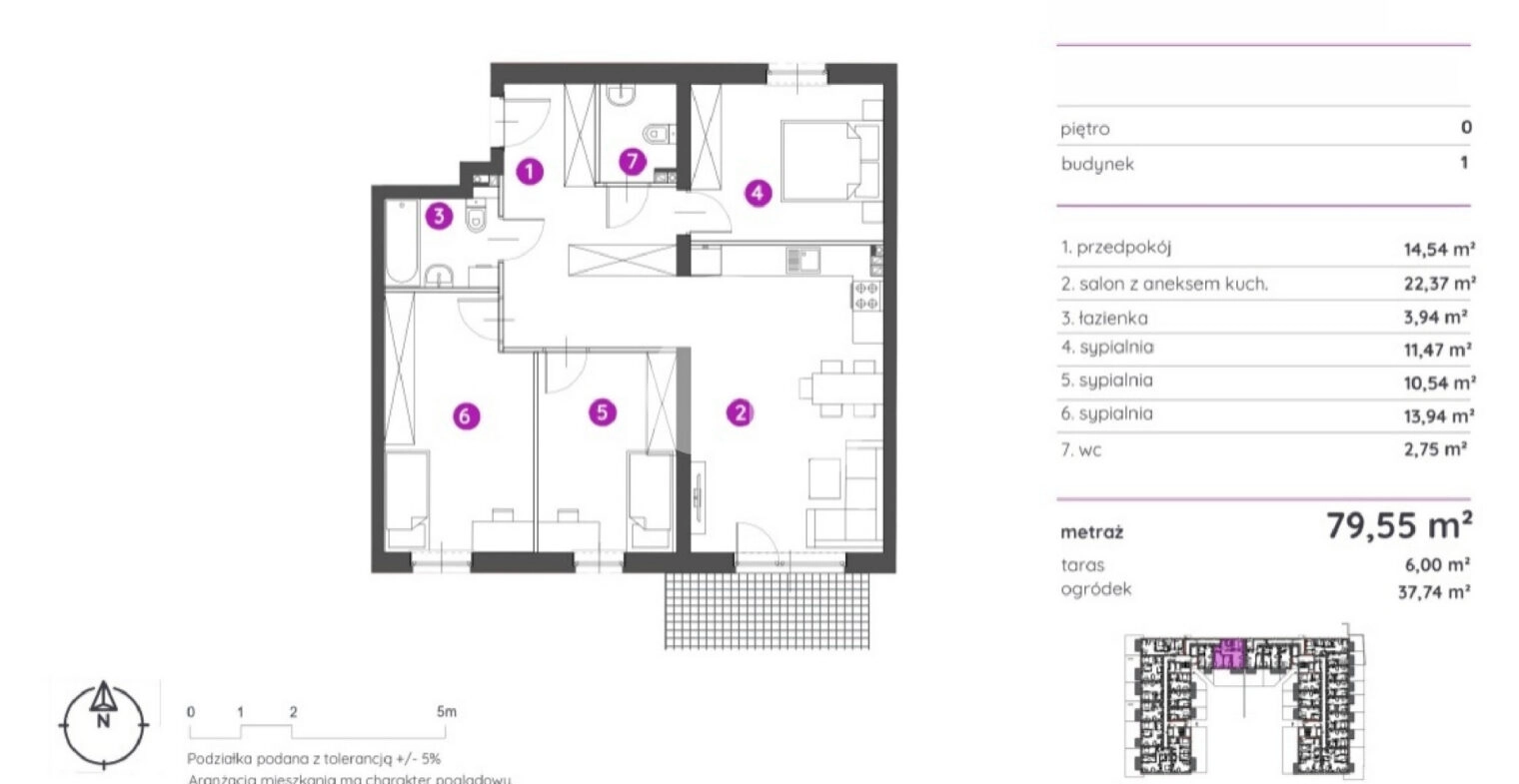 Mieszkanie z ogródkiem