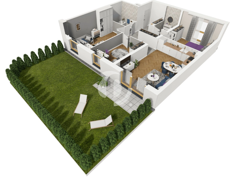 Mieszkanie z ogródkiem