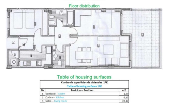 Hiszpania, Costa Blanca, Relleu - apt. 109 m2