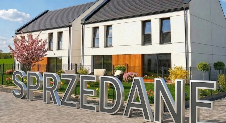 bliźniak 79m² zamiast mieszkania 2 parkingi ogród