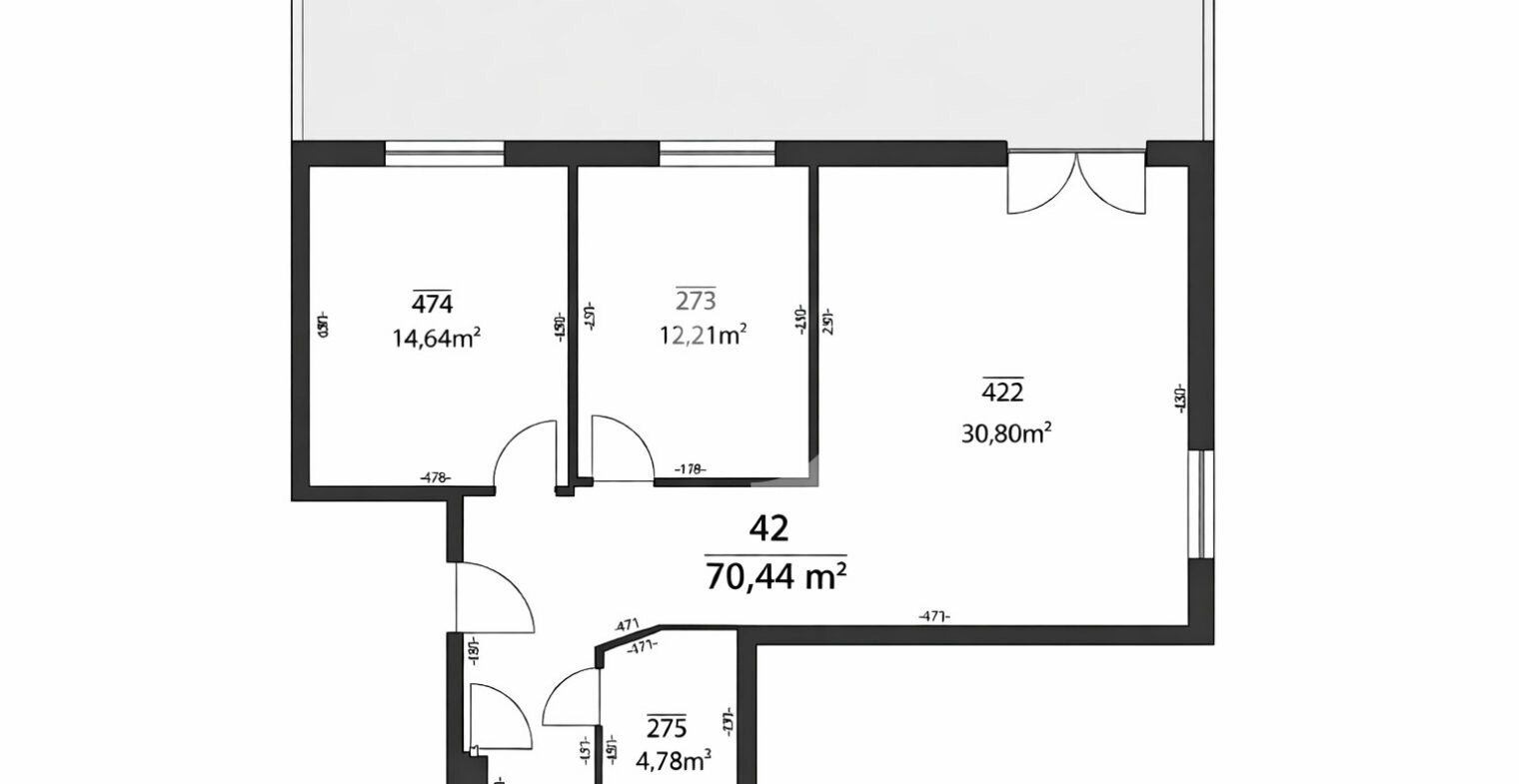 3-pokojowe, 45 m2 TARASU, widok na Wisłę!