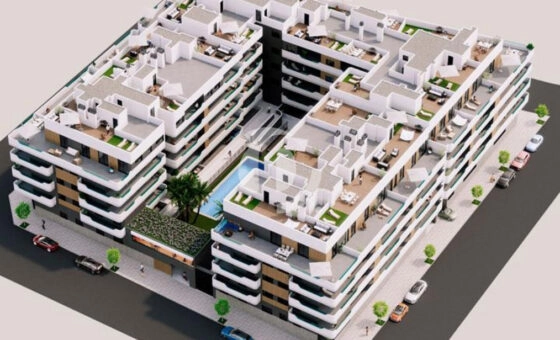 Santa Pola, Costa Blanca - nowy apartament 82,7 m2