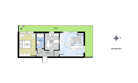 Kameralne osiedle, blisko SKM,osobna kuchnia