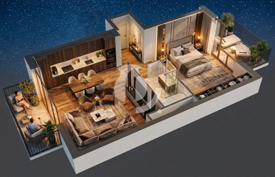 2 balkony? Pomyśl, co mógłbyś na nich zrobić!