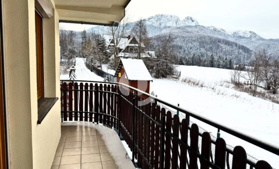 Apartament z widokiem na Tatry + duży garaż 34 m²