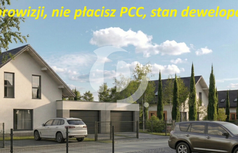 Ekskluzywny bliźniak k Żukowa 2 parkingi ogród