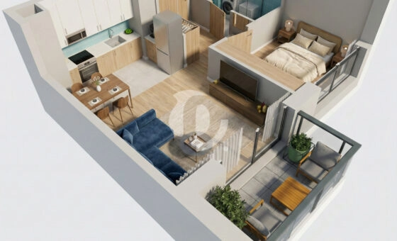 super cena balkon pełna infrastruktura