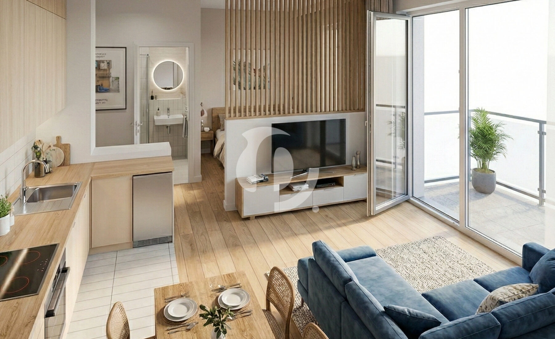 super cena balkon pełna infrastruktura