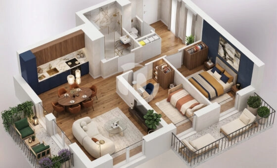 Gotowe 3 stronne 2 balkony 66m2 Gdynia