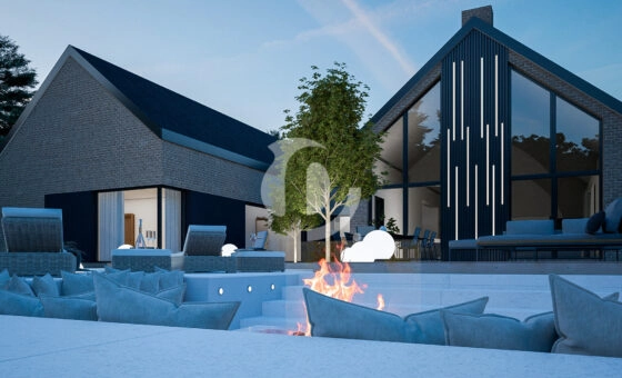 Działka budowlano-rolna z rozpoczętą budową