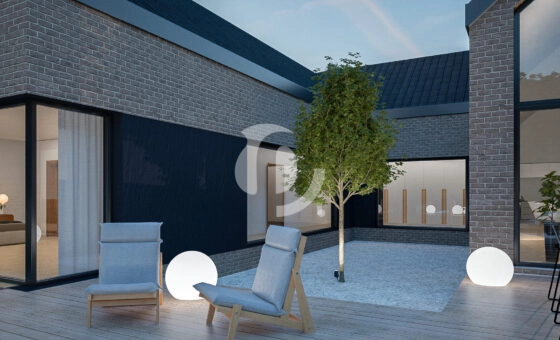 Działka budowlano-rolna z rozpoczętą budową