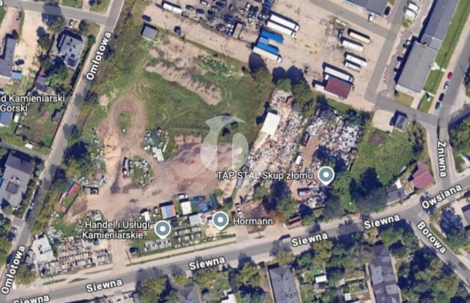 Łódź, Siewna - do wyn. ogrodzony teren 10.000 m2