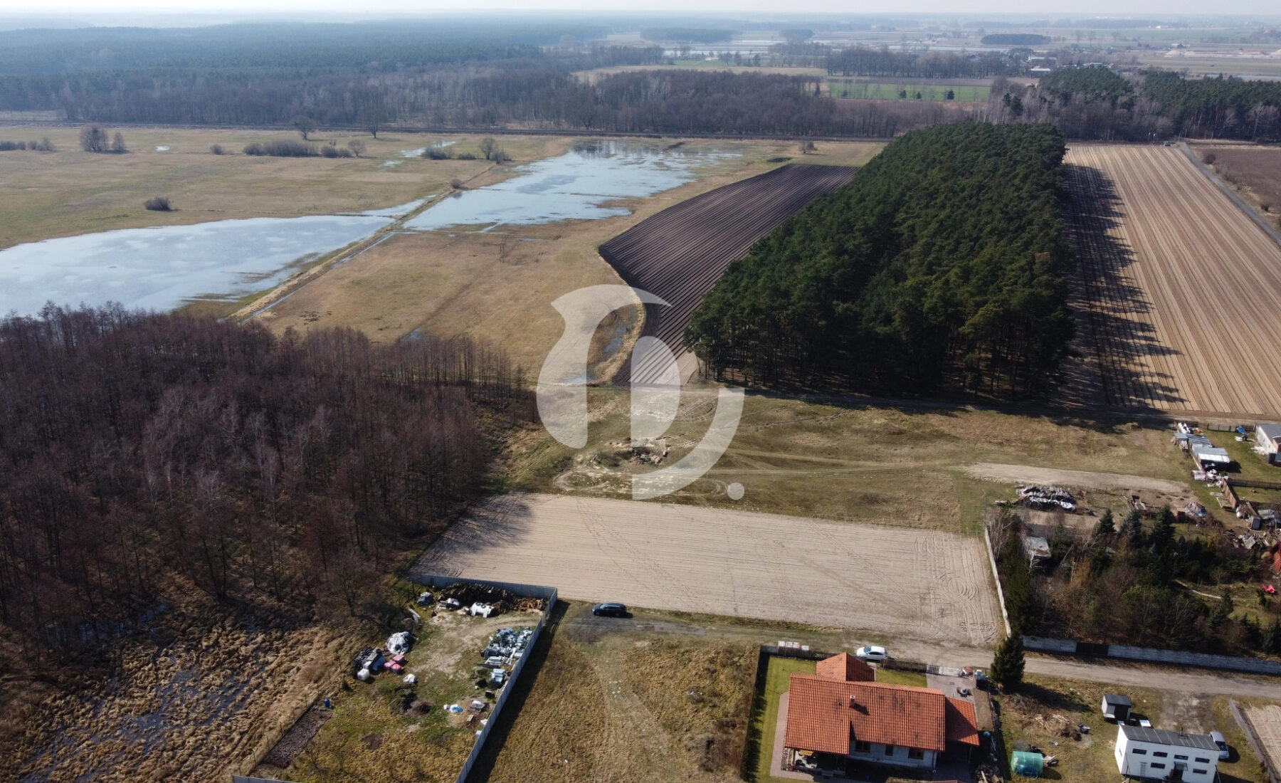 Duża działka budowlana Murzynowo Leśne