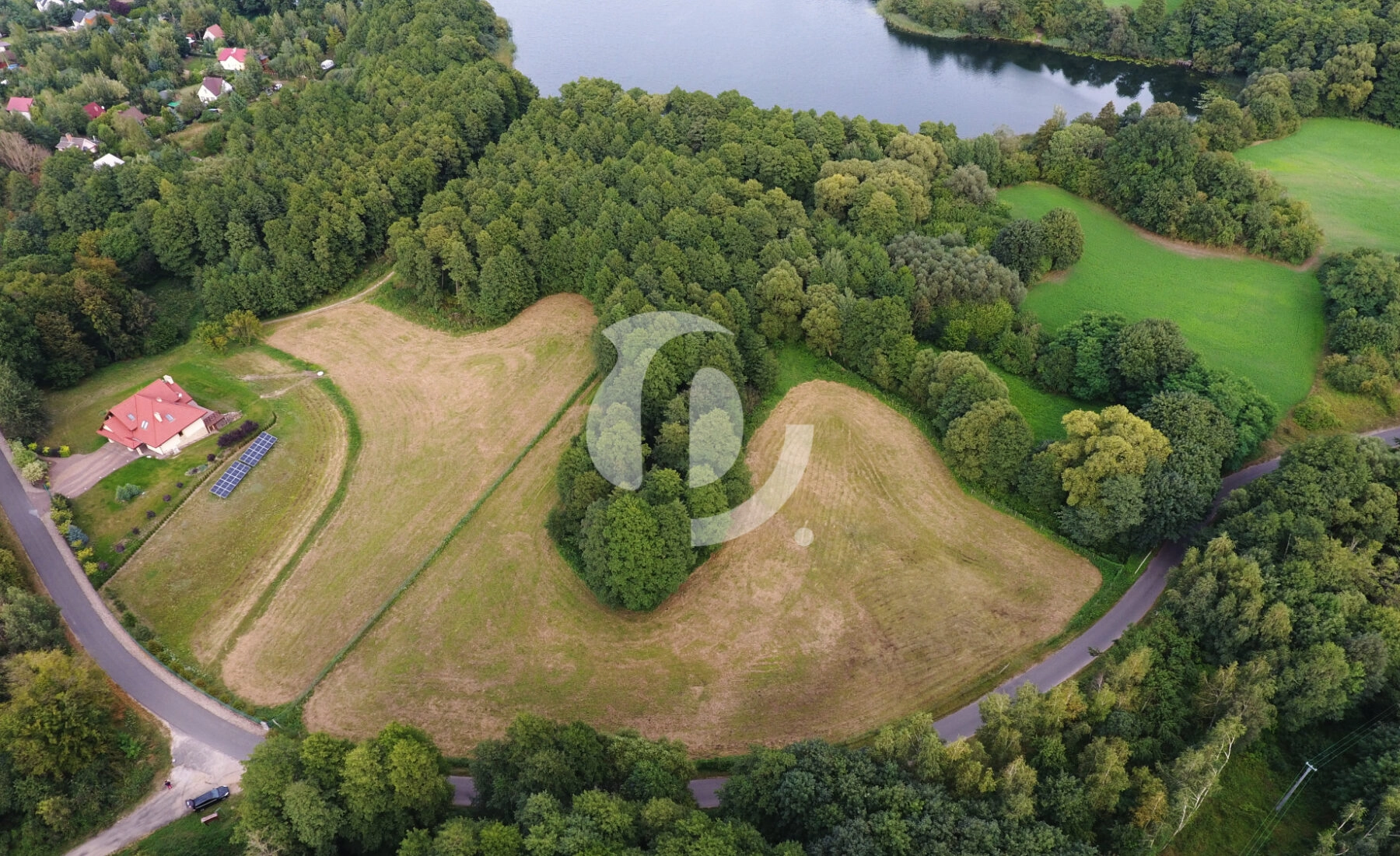 Działki– Pierwsza linia brzegowa - J. Ostrowickie