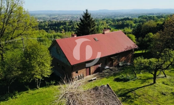 Dom na widokowej działce w Korczynie