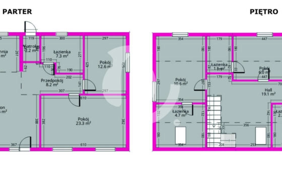 Dom w stanie deweloperskim 180m, działka 31a