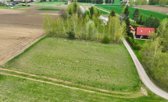 Działka z wydanym pozwoleniem na budowę w Tarnowcu