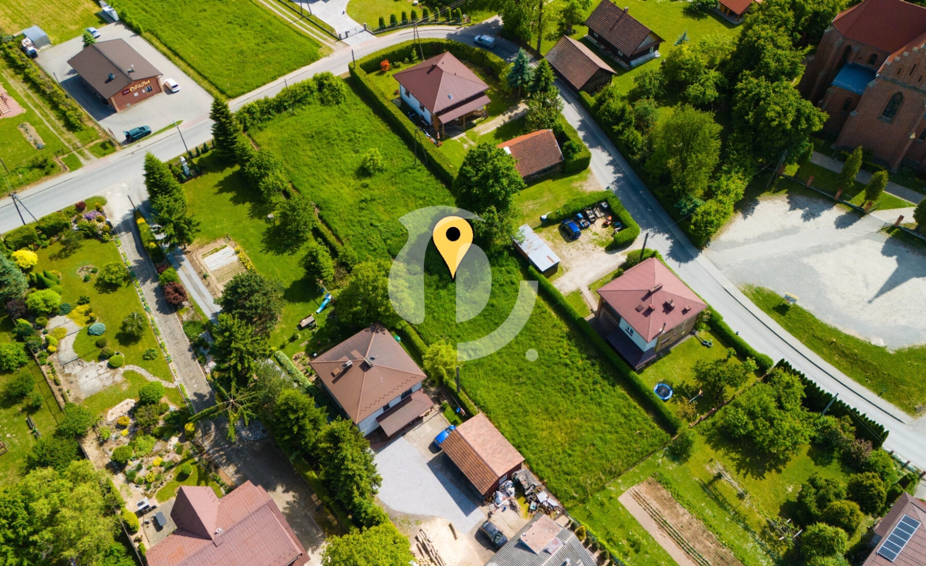 Działka budowlana w centrum Odrzykonia - 20 arów