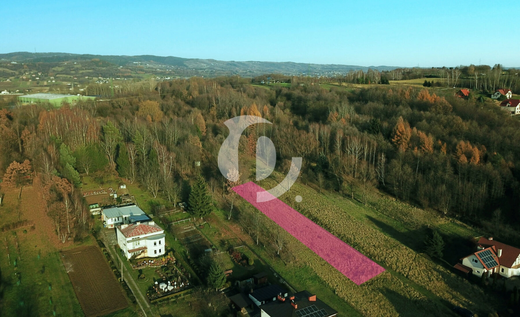 Rekreacyjna działka w Krośnie, Białobrzegi.