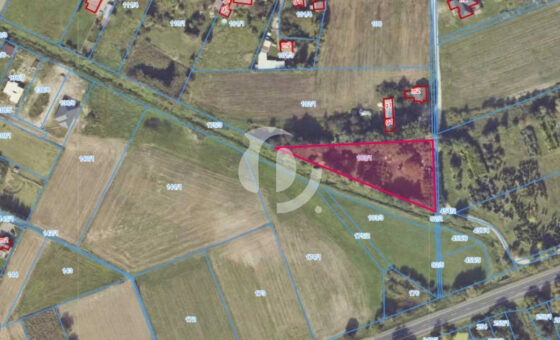 Działka rolno-budowlana 32 ary z domkiem i sadem