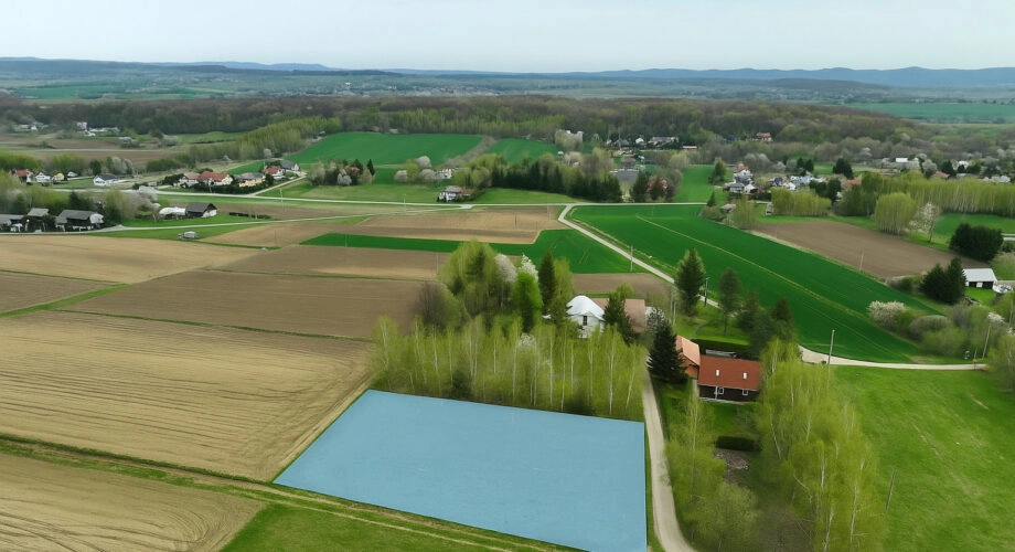 Działka z wydanym pozwoleniem na budowę w Tarnowcu