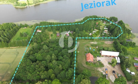 półwysep na Jezioraku pod inwestycję z domem