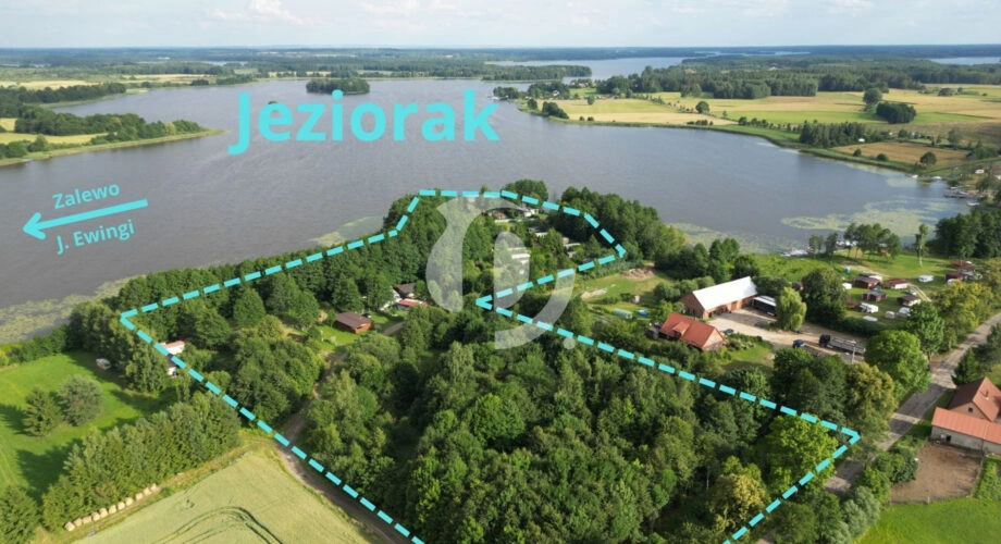 półwysep na Jezioraku pod inwestycję z domem