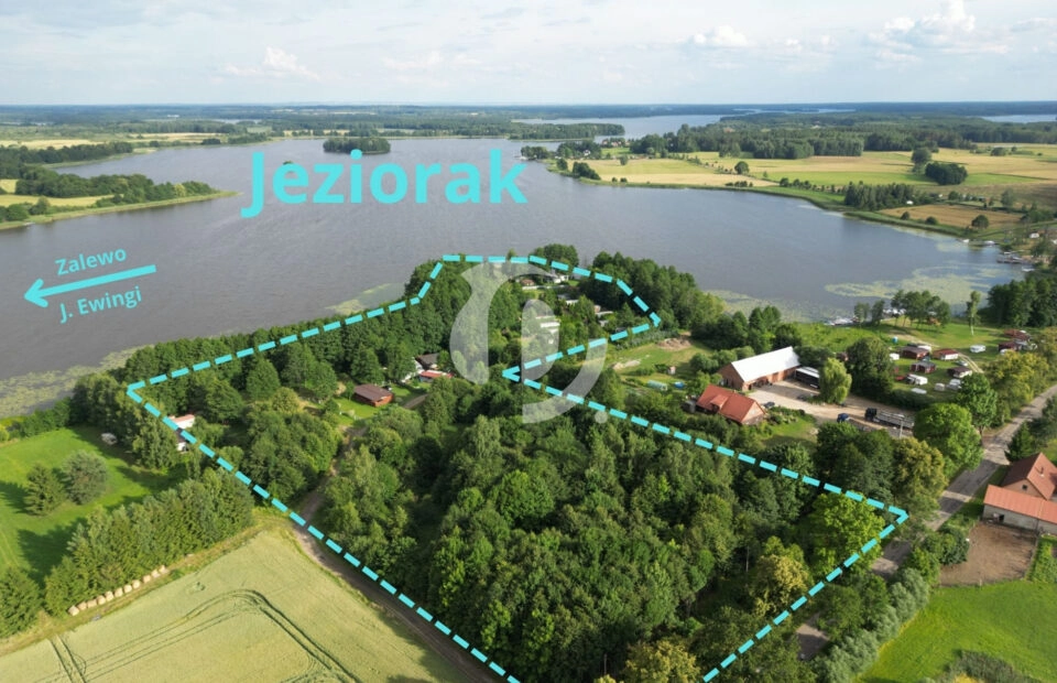 półwysep na Jezioraku pod inwestycję z domem