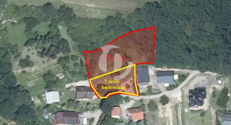 Działka budowlana 23a - Rybna, gm. Czernichów