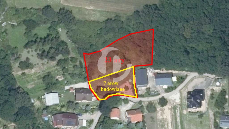 Działka budowlana 23a - Rybna, gm. Czernichów